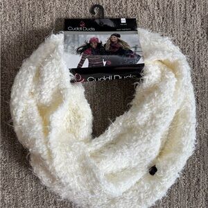 Brand New Cuddl Duds Knit Infinity Scarf Womens off white / ivory